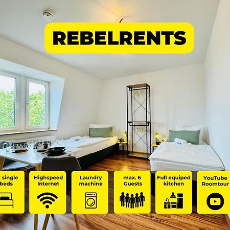 #3 Rebelrents - 6P Apartment, Modern, Stylisch Und Zentral! Zeitz Bagian luar foto